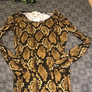 Michael Kors Snakeskin Top